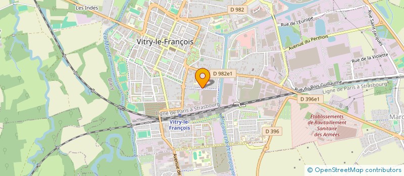 localisation de l'entreprise NAIA à VITRY-LE-FRANCOIS
