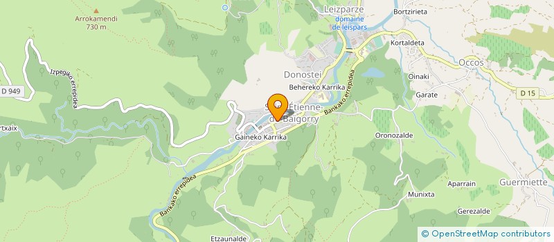 localisation de l'entreprise NAIA  SAINT-ETIENNE-DE-BAIGORRY