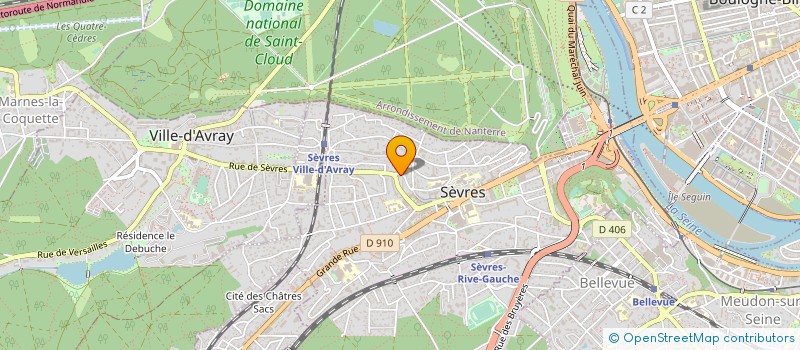 localisation de l'entreprise NAIA CONSEILS à SEVRES
