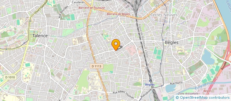 localisation de l'entreprise NAIA FINANCEMENT à BEGLES