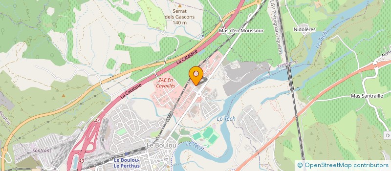 localisation de l'entreprise NAIAARON  LE BOULOU