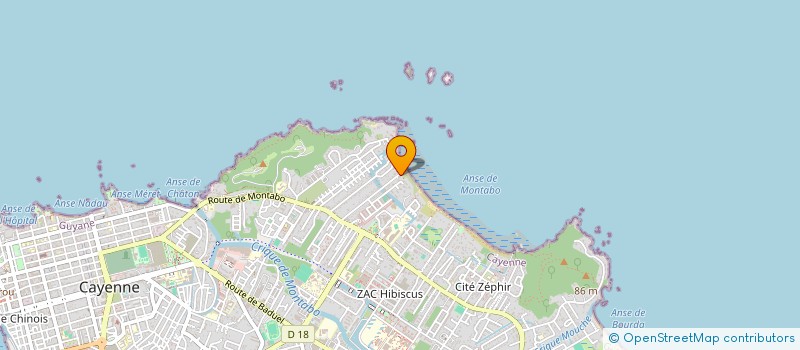 localisation de l'entreprise NAIAD  CAYENNE