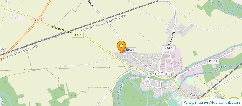 localisation de l'entreprise NAIADE  LIZY-SUR-OURCQ