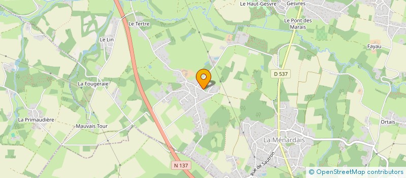 localisation de l'entreprise NAIADE ENVIRONNEMENT  TREILLIERES