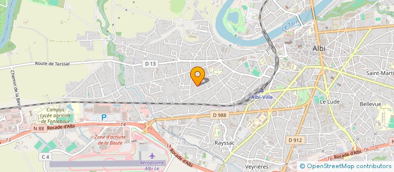 localisation de l'entreprise NAIAGI à ALBI