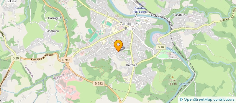 localisation de l'entreprise NAIATXA  CAMBO-LES-BAINS