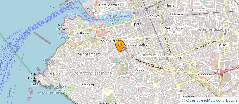 localisation de l'entreprise NAIL BATIMENT à MARSEILLE 6