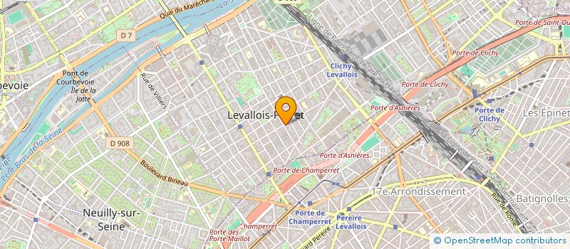 localisation de l'entreprise NAIL MAGIC à LEVALLOIS-PERRET