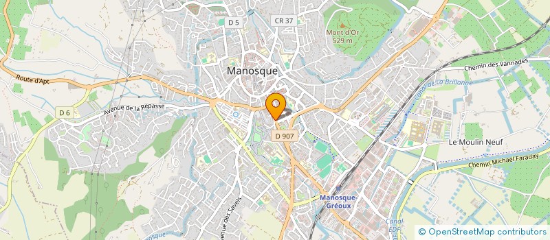 localisation de l'entreprise NAIL STUDIO à MANOSQUE