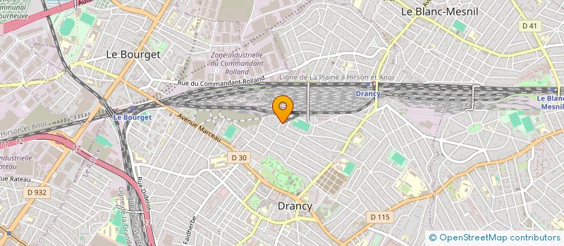 localisation de l'entreprise NAIL VTC  DRANCY