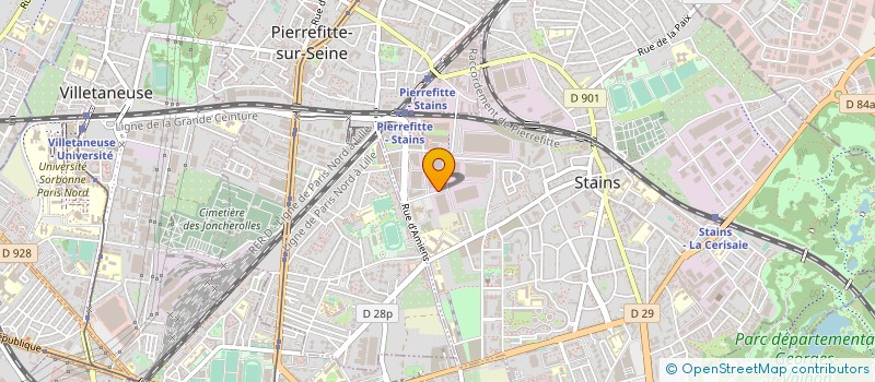 localisation de l'entreprise NAILAB  STAINS