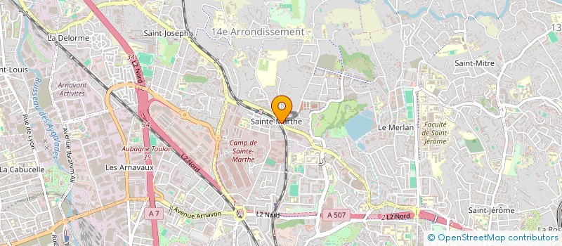 localisation de l'entreprise NAILBAR & CO à MARSEILLE