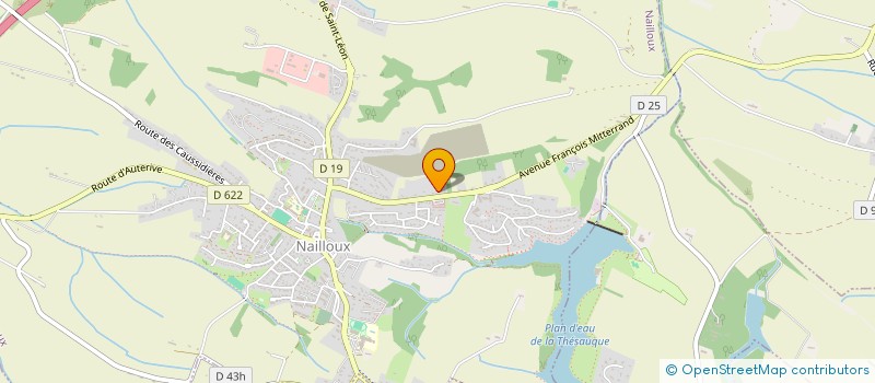 localisation de l'entreprise NAILLOUX KARATE DO  NAILLOUX