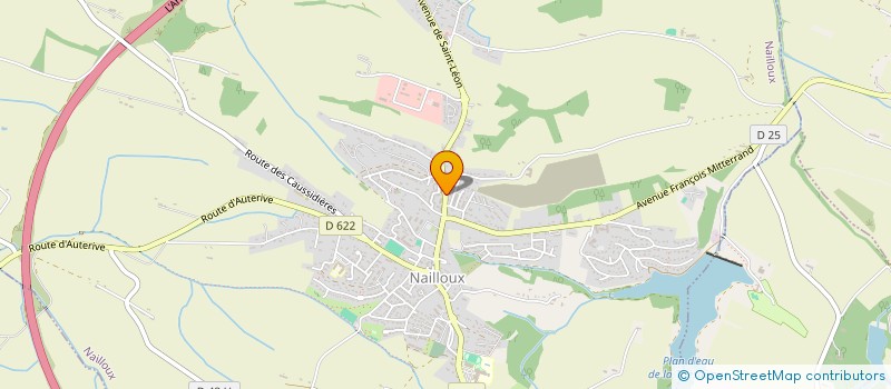 localisation de l'entreprise NAILLOUX PRO ETANCHEITE à NAILLOUX