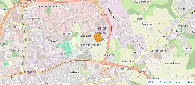 localisation de l'entreprise NAILO HOLDING  GUIPAVAS