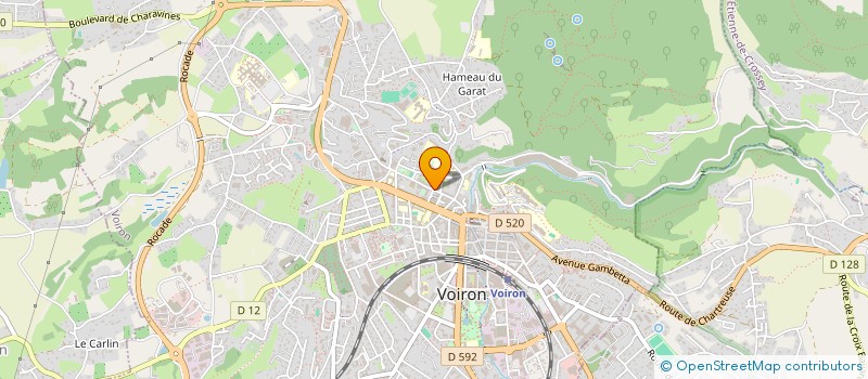 localisation de l'entreprise NAILS AUDE à VOIRON