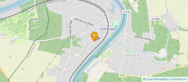 localisation de l'entreprise NAILS & BEAUTY à SAINT-FARGEAU-PONTHIERRY