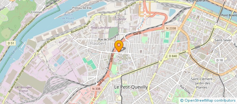 localisation de l'entreprise NAILY TRANS à LE PETIT-QUEVILLY