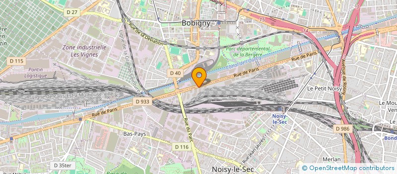 localisation de l'entreprise NAIM à NOISY-LE-SEC