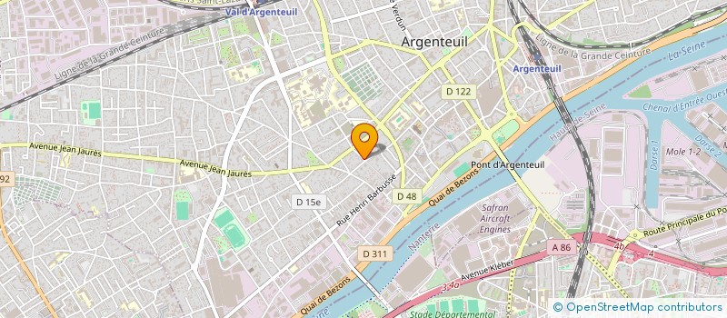 localisation de l'entreprise NAIM  ARGENTEUIL