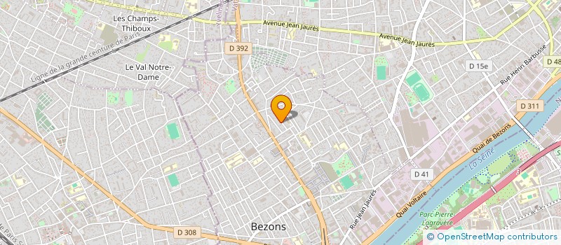 localisation de l'entreprise NAIM TECH à BEZONS