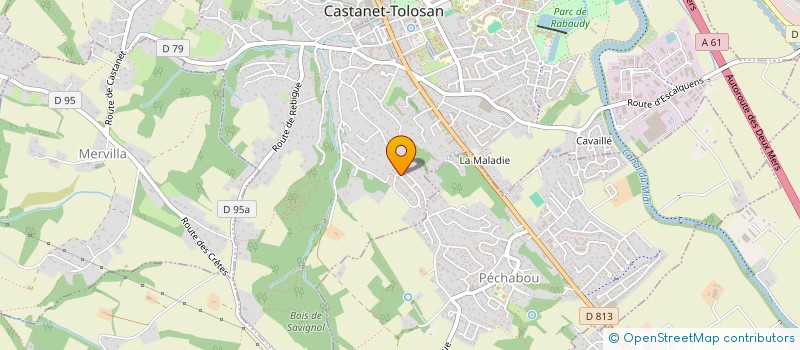 localisation de l'entreprise NAIMA à CASTANET-TOLOSAN