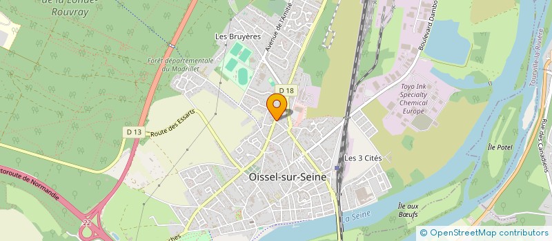 localisation de l'entreprise NAIMA OLBRDAD  OISSEL