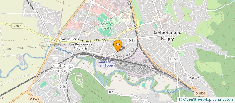 localisation de l'entreprise NAIMMO  AMBERIEU-EN-BUGEY