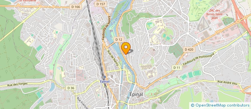 localisation de l'entreprise NAIN JAUNE  EPINAL