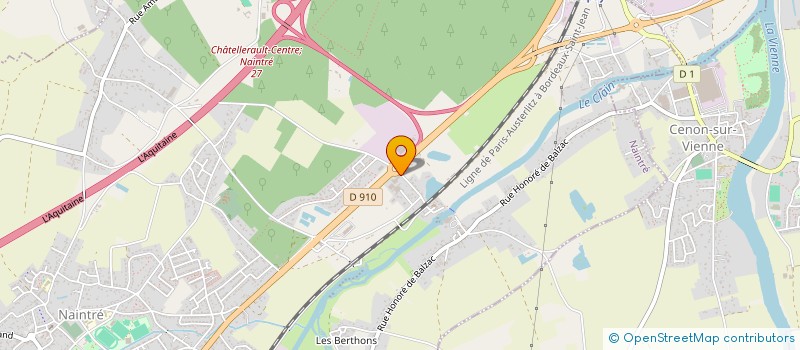 localisation de l'entreprise NAINTRE  NAINTRE