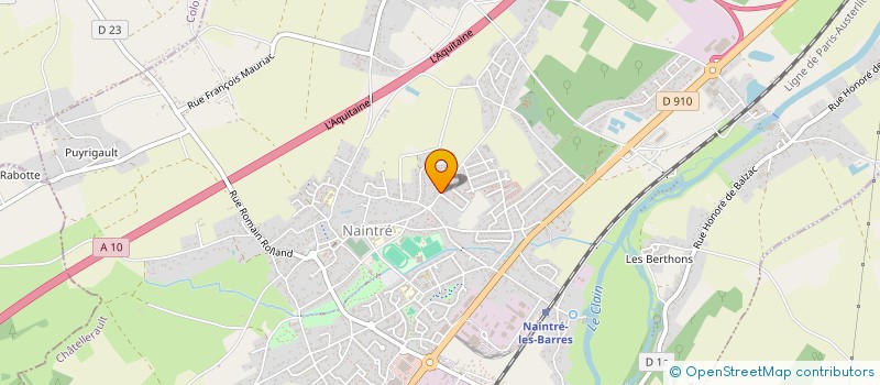 localisation de l'entreprise NAINTRE INFORMATIQUE  NAINTRE