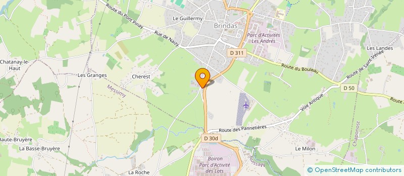 localisation de l'entreprise NAIRGY  BRINDAS