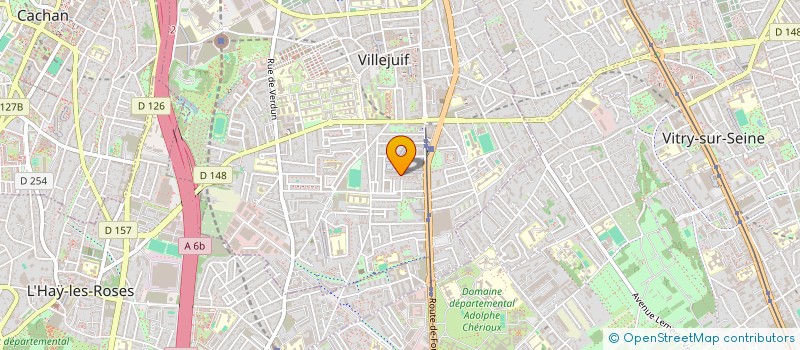 localisation de l'entreprise NAIRI à VILLEJUIF