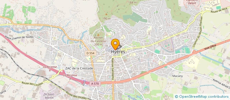localisation de l'entreprise NAIROD 21 à HYERES