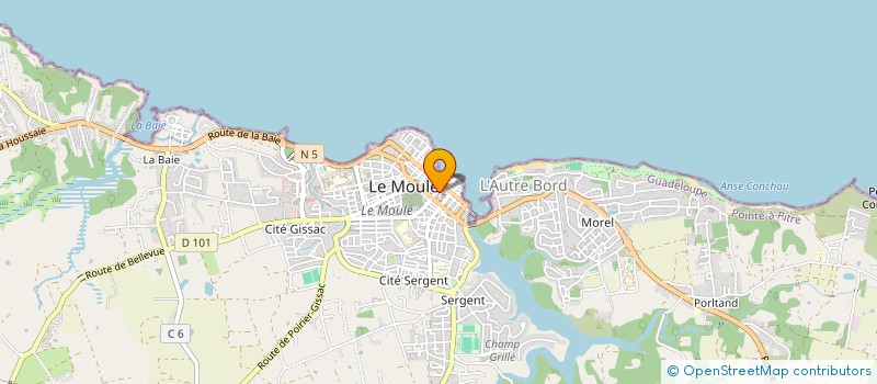 localisation de l'entreprise NAIS à LE MOULE