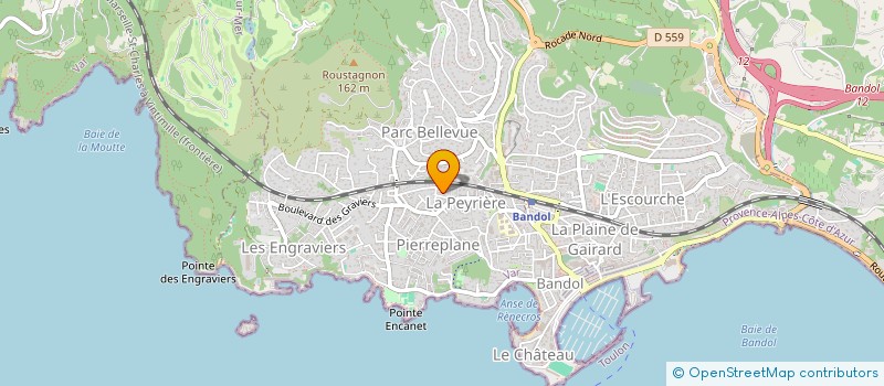 localisation de l'entreprise NAIS  BANDOL