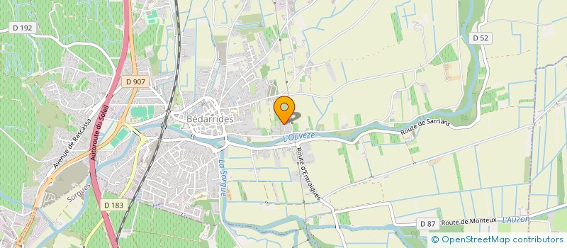 localisation de l'entreprise NAIS  BEDARRIDES