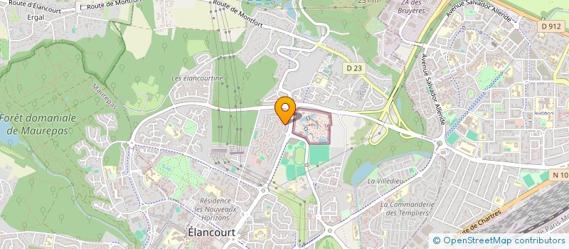 localisation de l'entreprise NAIS'SENS HEUREUSE  ELANCOURT