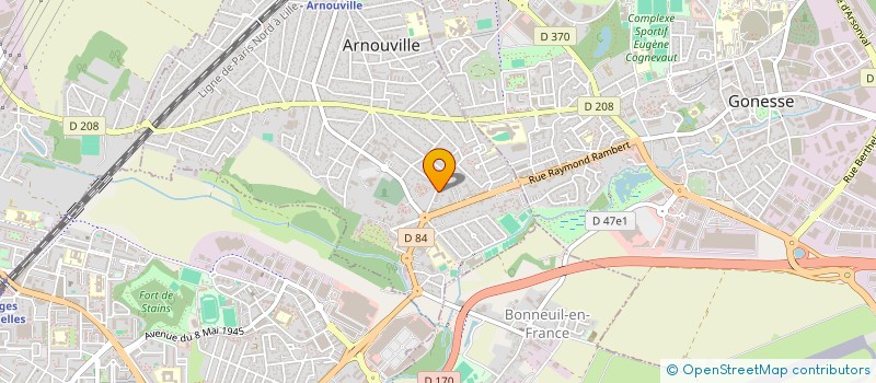 localisation de l'entreprise NAIS TRANSPORTS  ARNOUVILLE