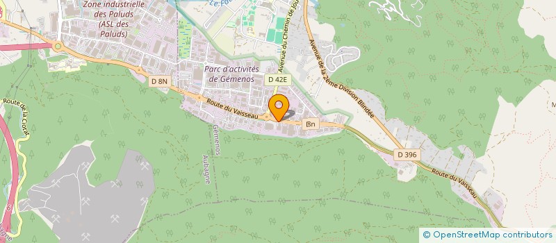 localisation de l'entreprise NAISCA à GEMENOS