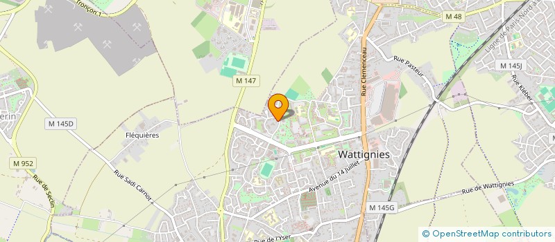 localisation de l'entreprise NAISSA KHEDIDJA  WATTIGNIES