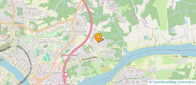 localisation de l'entreprise NAISSANCE & VIE 64 à BAYONNE