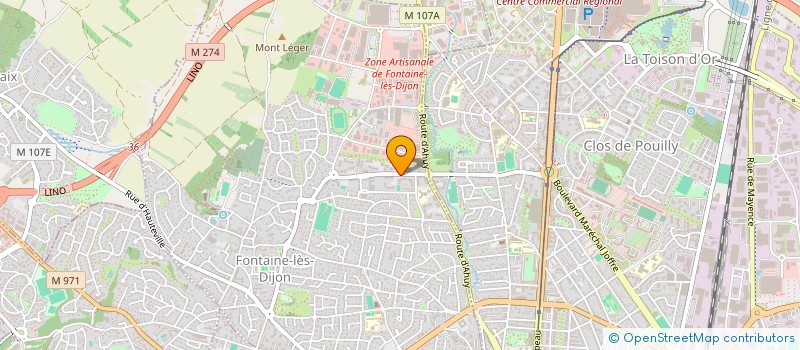 localisation de l'entreprise NAISSANCES INFINIES  FONTAINE-LES-DIJON