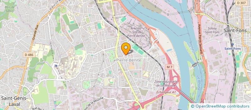 localisation de l'entreprise NAISSY  OULLINS-PIERRE-BENITE