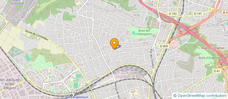 localisation de l'entreprise NAIT EXPRESS à ARGENTEUIL