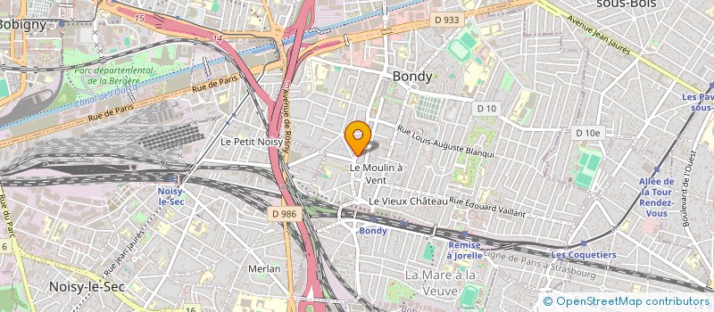 localisation de l'entreprise NAIT TRANSPORT  BONDY