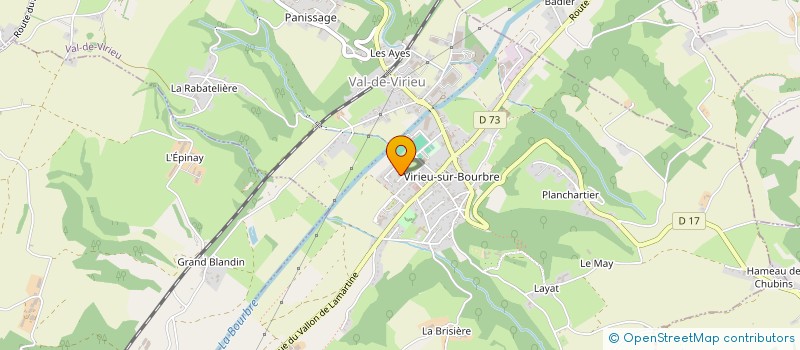 localisation de l'entreprise NAITEL-COM  VAL-DE-VIRIEU