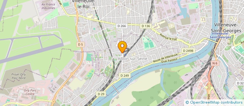 localisation de l'entreprise NAITOUR à ABLON-SUR-SEINE