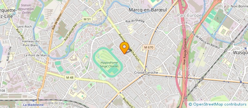 localisation de l'entreprise NAITRE ET GRANDIR DANS LE NORD à MARCQ-EN-BARŒUL