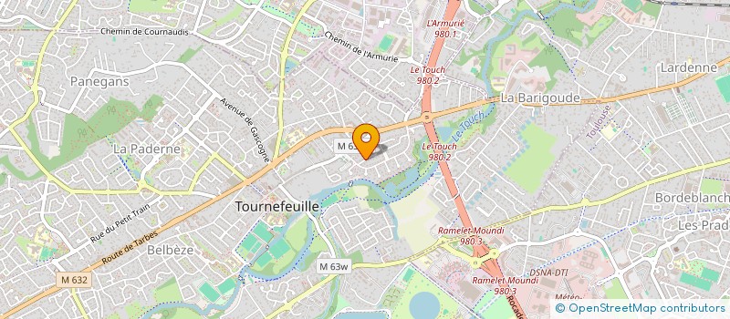 localisation de l'entreprise NAITRE ET LETTRES (NEL)  TOURNEFEUILLE